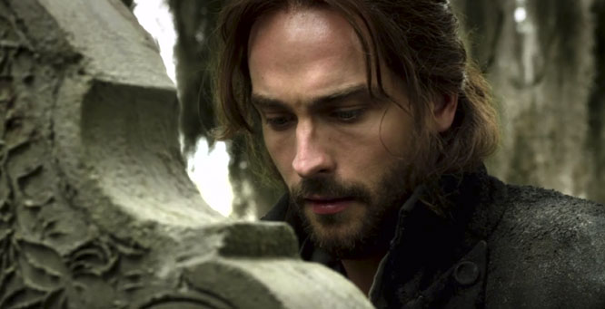 a ichabod and gravestone