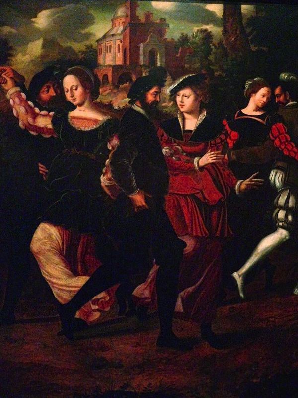elegant couples dancing ambrosius benson 1495 1550