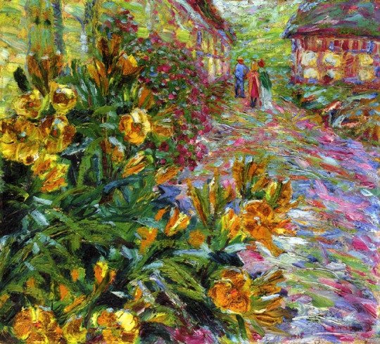 emile nolde yellow flowering shrub