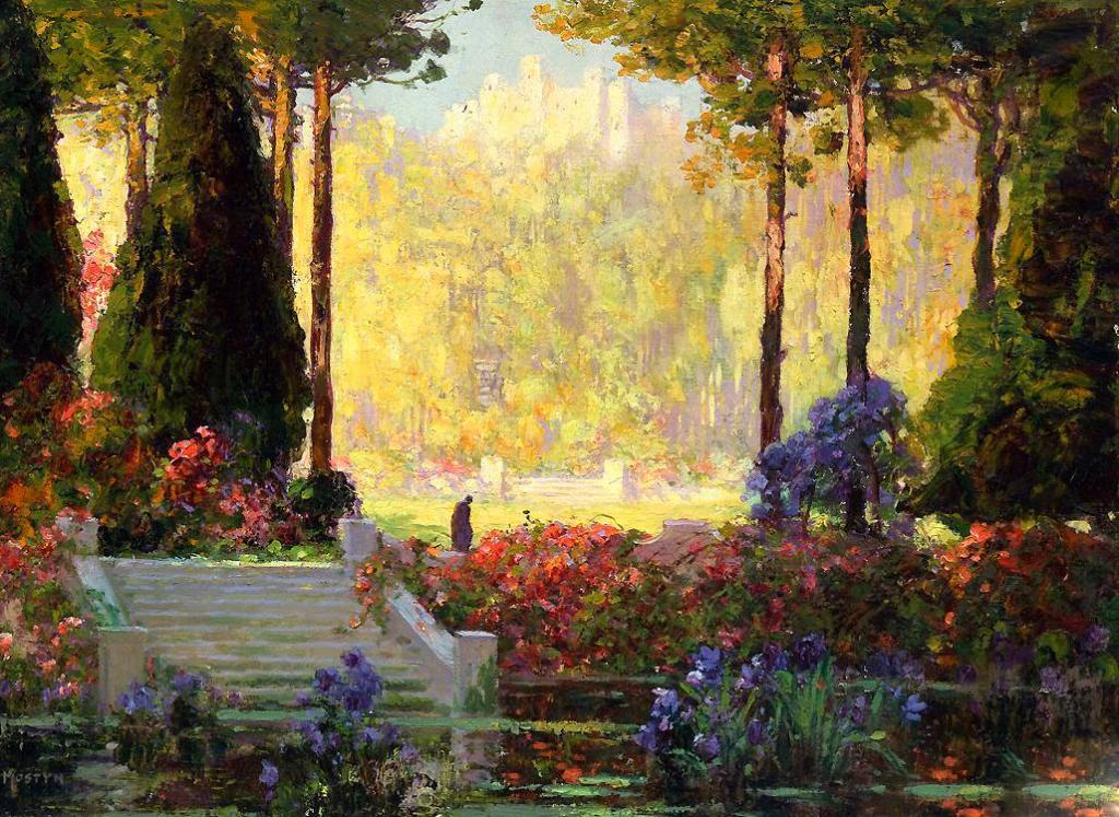 garden of the castle thomas edwin mostyn
