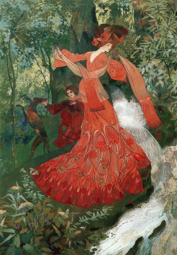 georges de feure afternoon escape