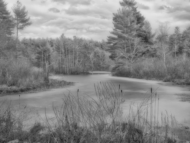 Great Brook Farm Aurora Winter Pond
