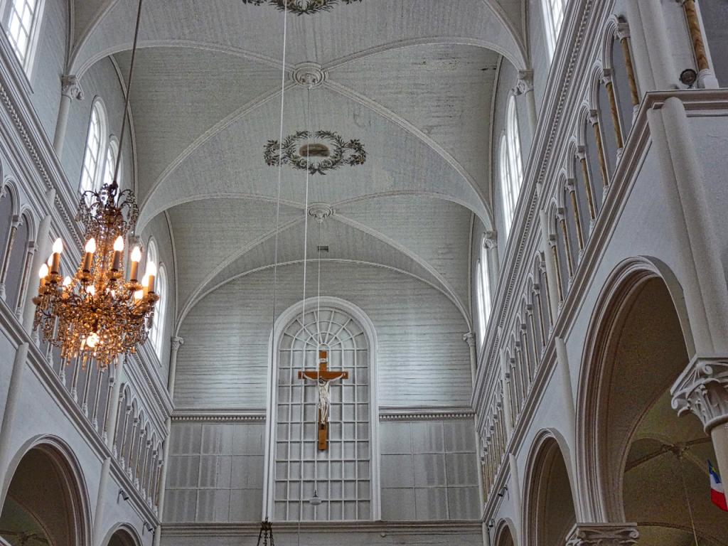Interior of St. Mary's Church in Nova Scotia.
