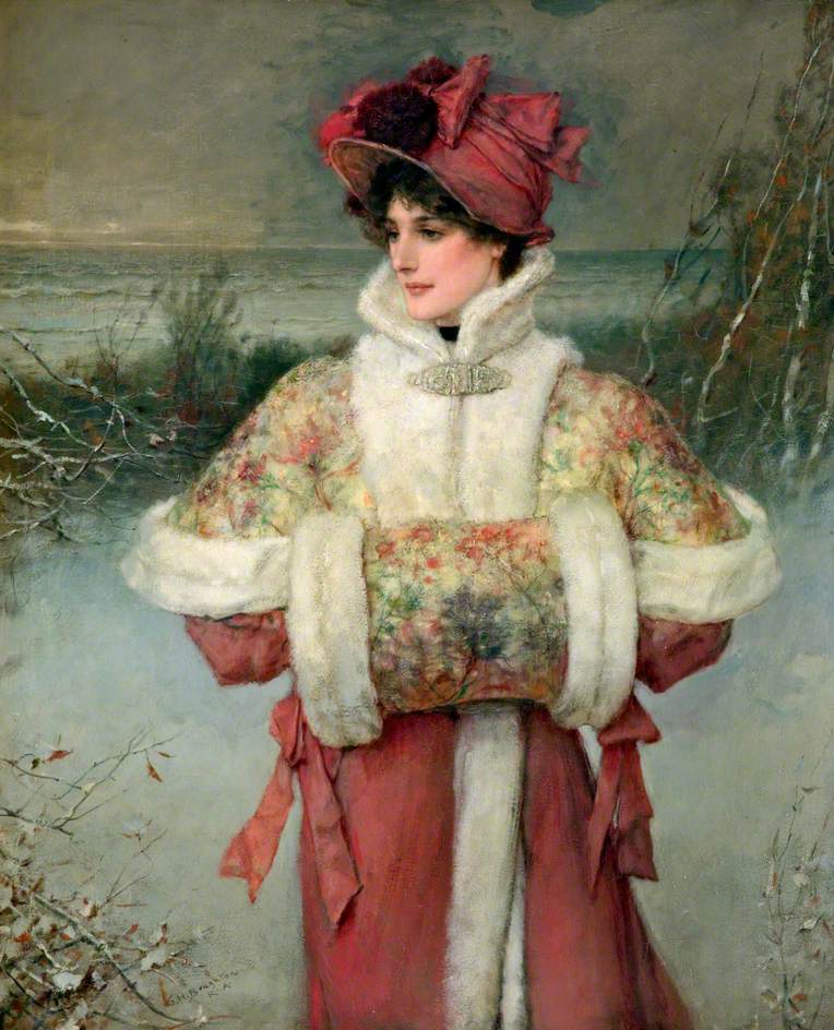 lady of the snows feorge henry boughton 1833 1905