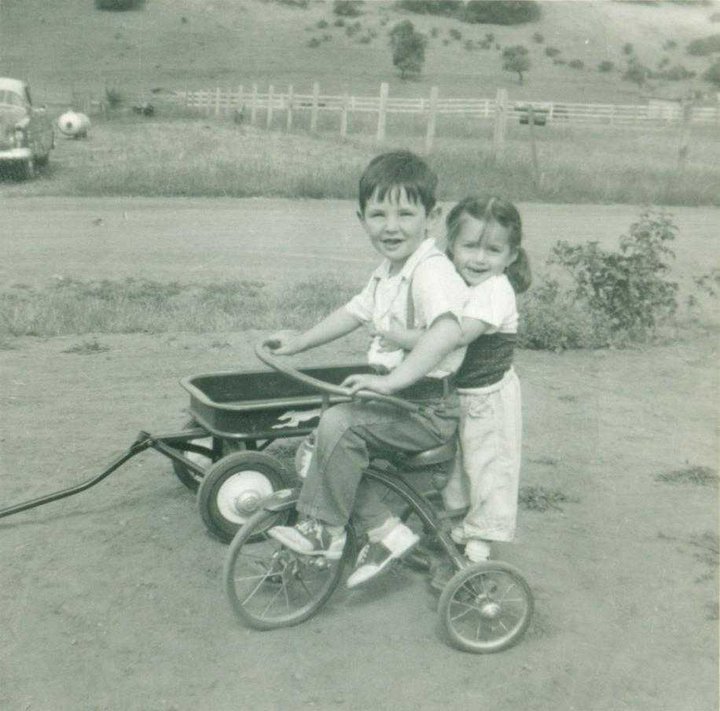 My first biker boyfriend:)  I was smitten the first time I saw him ride across the road to my house, lol!!