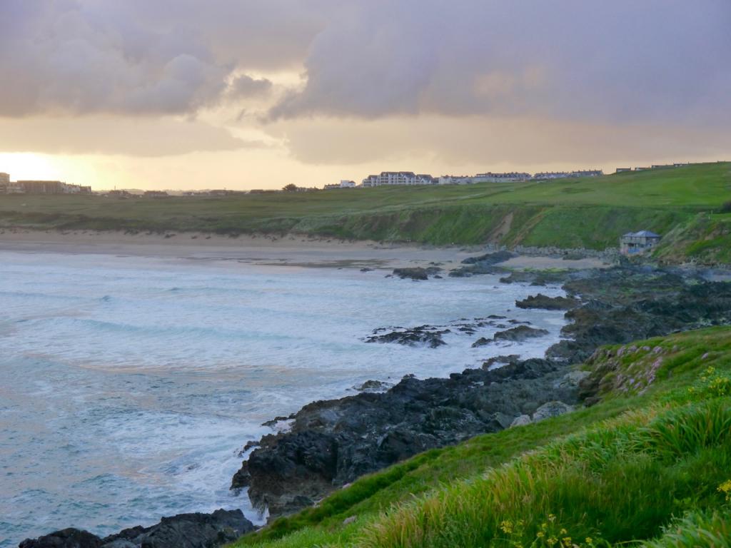 Newquay at sunrise.