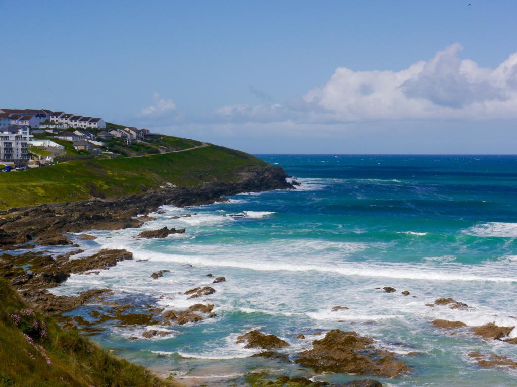 Newquay high tide