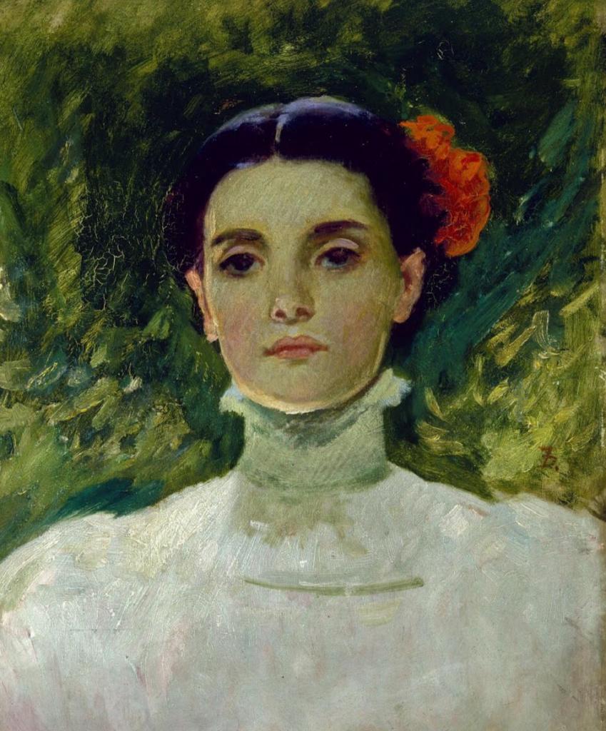 portrait of maggie wilson frank duveneck 1898