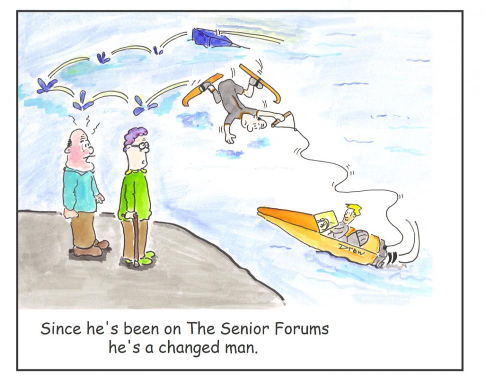 Senior Forums Cartoon