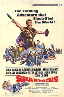 Spartacus - Kirk Douglas 1960   poster