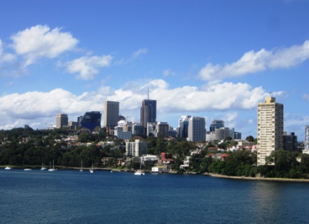 Sydney Harbour looking N @ Nth Sydney