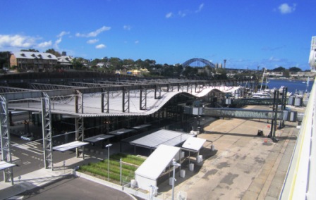 Sydney Harbour, White Bay Cruise Terminal.