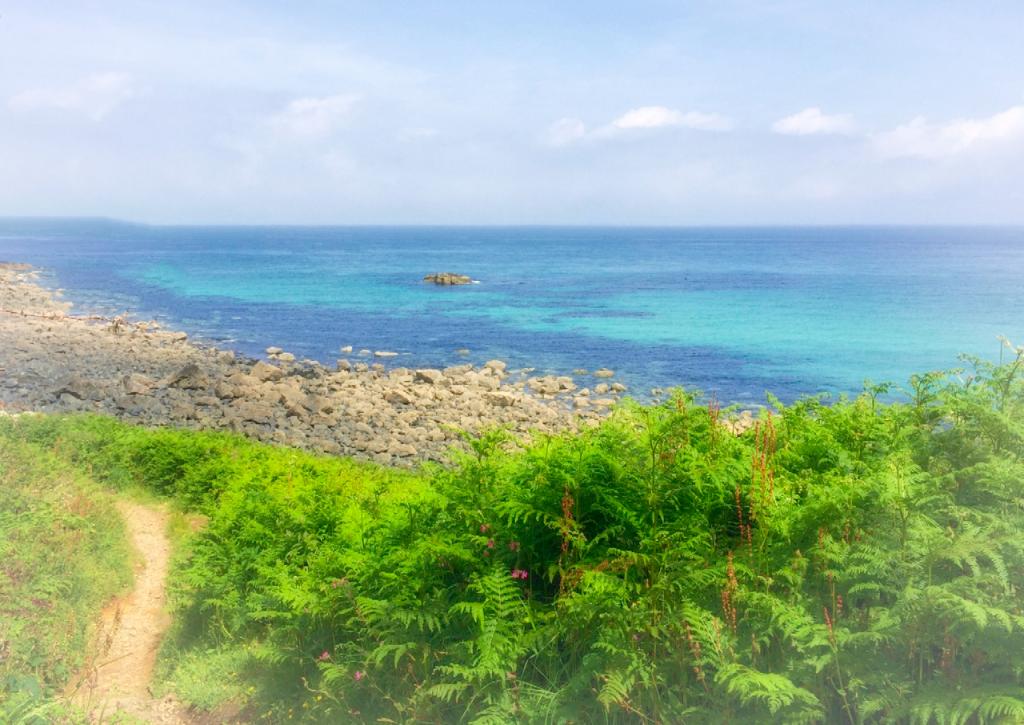 The coast of St. Ives, taken with my iPhone and processed in Aurora HDR.