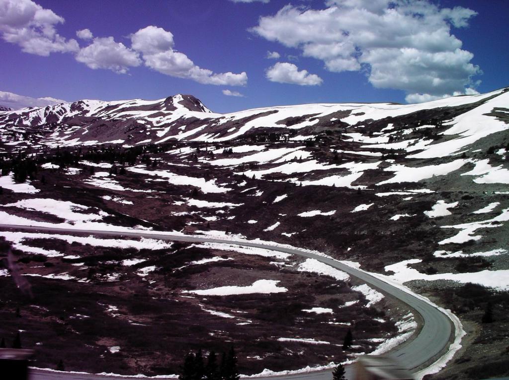 View of Road from Truck